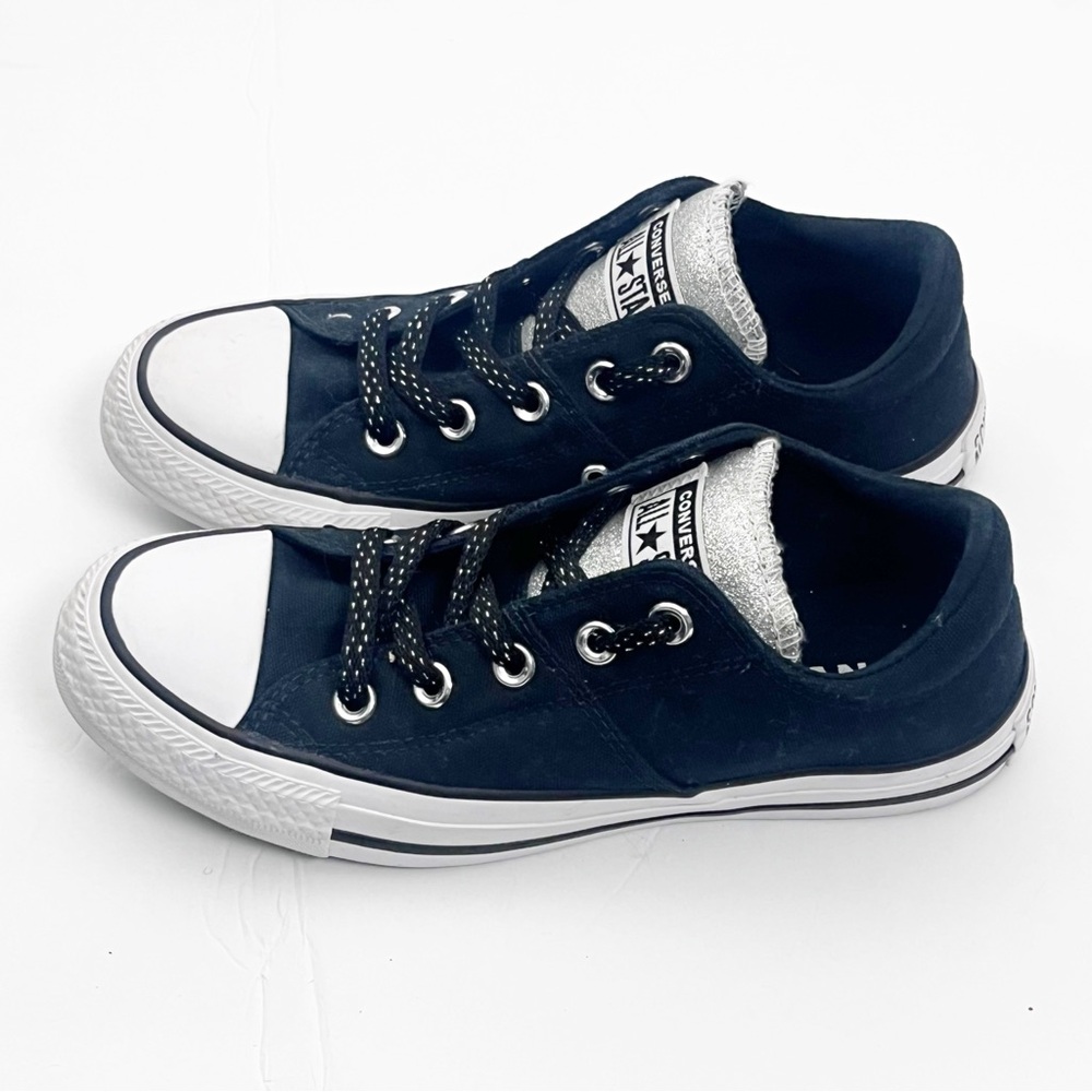 CONVERSE CHUCK TAYLOR ALL STAR Madison Black Oxford Low Top Lace Up Sneakers 6 - Picture 5 of 13